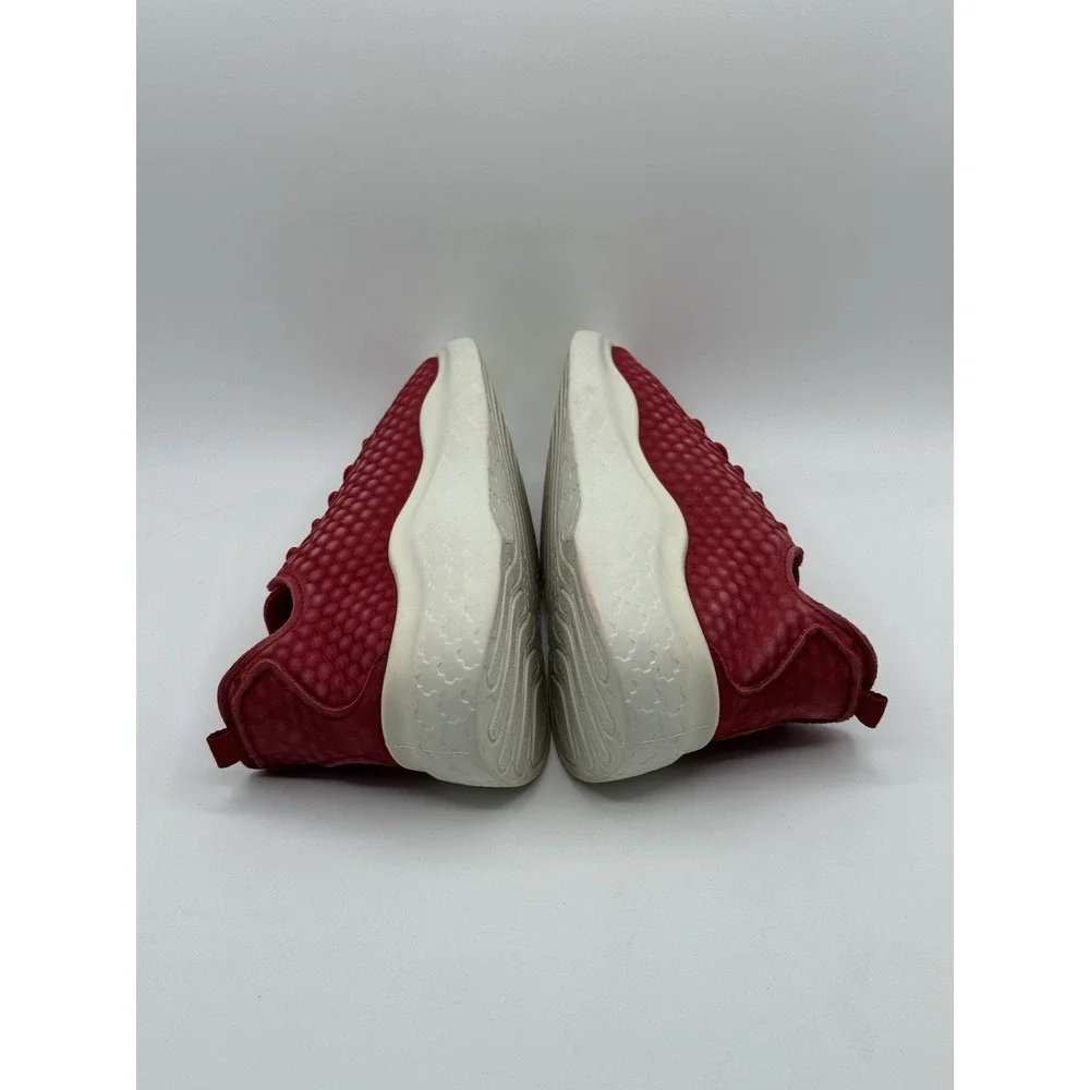 ECCO Therap Shoes Womens 41 Red Nubuck Honeycomb Chunky Platform Sneakers